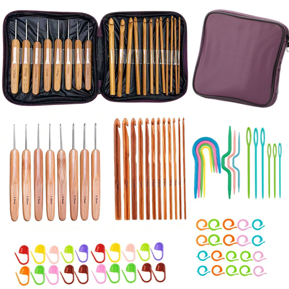Juego de 74 Ganchos de Crochet - Tool Bag reseña y precio