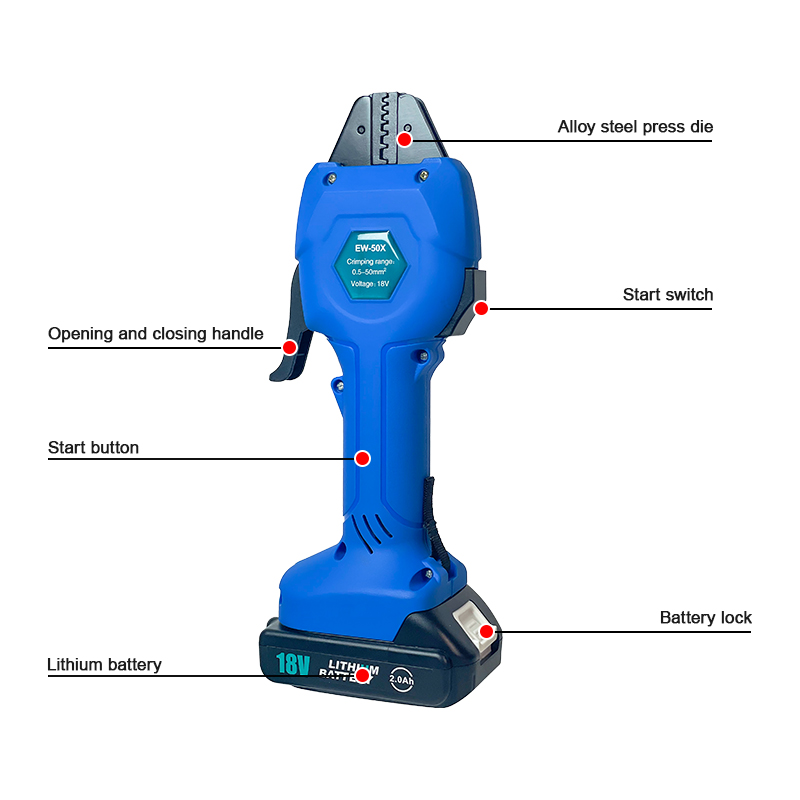 Herramienta de crimpado eléctr - Pliers reseña y precio